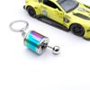 Chaveiro modelo colorido de processo de galvanoplastia, cabeça de câmbio de carro, cubo de roda NOS, turbina, amortecedor, filtro de ar