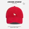 Boné de Baseball Bordado com Pônei Estilo Retrô Japonês para Homens e Mulheres, Estilo Coreano, Circunferência da Cabeça Grande, Emagrecimento Facial, Boné Bico de Pato para Casais, Casual e Versátil