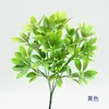Plástico Pequeno Cabo Folha da Sorte Planta Artificial Flor de Seda Arranjo de Flores Planta Verde Decoração de Casa Mobiliário Suave Casa Flor Artificial Arte Floral