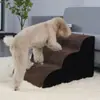 Cachorro de pelúcia degraus pet subir e descer cama escadas de cabeceira sofá escada para cachorro pequeno filhote cachorro idoso subir cama gato