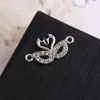 Nueva Máscara de Bola de Micro Diamante Accesorios de Joyería de Aleación Anillo Doble Colgante de Collar Pulsera Accesorios con Cuentas Venta al por Mayor