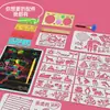 Papel de Rascar de Colores para Niños Jardín de Infancia Hecho a Mano A4 Estudiantes de Primaria Papel de Rascar 8K Papel de Rascar Negro Cera Papel de Rascar Papel de Colores DIY