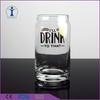 Jarra de cerveza de vidrio creativa y de gran venta, ideal para bar en casa, KTV, 450 ml, con forma de lata de refresco