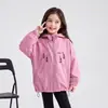 Chaqueta de Montañismo Cortavientos para Niñas Estilo Otoño 2026 Ropa Nueva para Niños Ropa Deportiva de Otoño para Niños Grandes Chaqueta para Niños