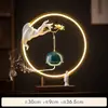 Zen Bergamota Lótus Pendurado Lâmpada de Fogão Pendurada Decoração de Anel Doméstico Entrada Interna Armário de TV Fogão de Incenso de Aromaterapia de Fluxo Reverso