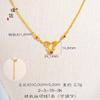 Puzuo Loja de Ouro Mesmo Estilo Ouro Areia Colar Borla Amor Envolto Cobra Dupla Moda Feminina Personalidade Corrente Clavícula Deste Ano