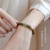 Pulseras de Sándalo Verde para Hombres y Mujeres, Cuentas de Sándalo para Jugar, Pulseras de Jade Hetian para Prosperidad y Avance