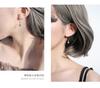 Pendientes de plata de ley 925 con forma de ojo de diablo para mujer, de plata de ley, estilo coreano, vintage, elegantes y creativos.