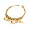 Pulsera transfronteriza de acero inoxidable con oro de 18 quilates, moda, número de la suerte 8, para mujer, Europa y Estados Unidos, combina con todo, joyería de amor, en stock, venta al por mayor