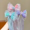 Horquilla de lazo para niña, accesorio para el cabello, cinta de princesa sirena Aisha, horquilla para el cabello, manos de niña pequeña