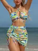 Trajes de baño para mujer 2025 en stock, nuevo modelo transfronterizo, bikini de dos piezas, traje de baño de una pieza, traje de baño para mujer, trajes de baño de comercio exterior