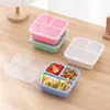 Cajas de almuerzo de plástico para estudiantes aptas para microondas de Amazon, cajas de almuerzo multiespecificación, cajas para ensalada de frutas para llevar, disponibles para envío transfronterizo