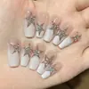 Unhas de Primavera e Verão Senso Avançado Livro Vermelho Pequeno Explosões Adesivo de Unha Amor Strass Spice Girl Usar Adesivo de Unha Postiça
