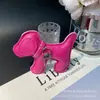 Colgante de Perrito Llavero de Cuero Encanto de Juguete Caja Sorpresa Colgante para Teléfono Móvil Colgante para Bolsos Lindo Colgante con Clip Mayoreo