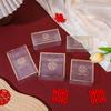 Nova caixa de embalagem de PVC para chocolate caixa de doces transparente para casamento noivado caixa de chocolate caixa vazia simples atacado