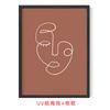 Personagem feminina amazona quarto pendurado pintura linha abstrata cartaz à prova d'água filme minimalista Pintura decorativa da sala de estar