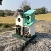 Nido de Pájaro de Madera Comedero para Pájaros Decoración Creativa de Jardín