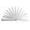 Medidor de folga combinado rangefinder bujão de ensino de válvula régua de folga 100A 20 lâminas de calibração de aço inoxidável 0,05-1mm