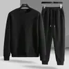 Conjunto de roupas esportivas masculinas para outono e inverno, novo estilo, moderno e folgado, com capuz, fino e leve, adequado para adolescentes, roupas masculinas para vendas transfronteiriças