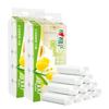 Papel higiénico sin núcleo de cuatro capas, rollo de papel higiénico doméstico, serie preferida de impresión cardíaca LR110, 100 g, paquete de 10