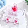 Novo Conjunto de Presilhas de Cabelo Plumeria da Amazon Bauhinia Presilha Traseira Feminina Temperamento Presilha Tubarão Acessórios de Cabelo Adorno de Cabeça