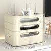 Caja de Almacenamiento Wifi Estante para Router Decodificador de TV Organizador de Cables con Enchufe Colocación de Módem Óptico Inalámbrico