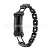 Adecuado para bolso de mano Google Fitbit Air con adornos de diamantes metálicos, correa de reloj metálica, pulsera deportiva Google