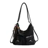 Moda Estilo Coreano Bolso Versátil de un Hombro Simple Moda 2026 Otoño Nuevo Llegada Gran Capacidad Bolso Tote para Viajes Cotidianos Mochila