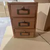 Gabinete de madera retro escritorio de oficina cajón multifuncional caja de almacenamiento organizadora soporte para pantalla de computadora