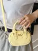 2025 Nova Mini Bolsa Transversal Portátil Pequena de Boliche para Mulheres Bolsa Feminina Bolsa Pequena Moderna de Alto Nível