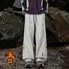 Pantalones deportivos casuales funcionales de corte slim personalizados/otoñales para hombre y mujer, pantalones rectos de moda americana de calle cleanfit