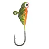 Anzol de Cabeça Chumbada em Forma de Abelha de 6 Cores Transfronteiriço Anzol de Pesca 1,75g Micro Colorido Anzol de Pesca no Gelo Isca de Peixe Macio Isca Anzol de Pesca