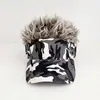 Gorra de peluca impresa de moda transfronteriza para hombre, gorra de béisbol de una sola pieza divertida de hip-hop europeo y americano para exteriores con peluca simulada y visera solar