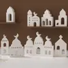 Yeso Aromaterapia Amapola Castillo de Pascua Casa Decoración Molde de Silicona Regalo Festivo Molde para Velas de Resina