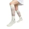 Calcetines de Compresión Ligera Anti-Olor para Pantorrilla para Mujer Primavera y Verano, Calcetines Deportivos de Malla Ultra-Delgada Transpirables Huecos para Niñas