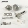 Fechadura de porta de banheiro em aço inoxidável, fechadura sem chave para porta de madeira interna de língua única, fechadura de porta universal para banheiro e lavatório