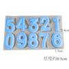 Molde de silicona para modelar letras mayúsculas en inglés con números 26, molde para pastel de caramelo plegable a mano, herramienta decorativa para doblar caramelos
