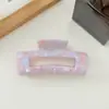 Grânulo de Cabelo Elegante Exquisito de Acetato Dongdaemun da Coreia do Sul 10,3cm Grande Grampo de Cabelo Prendedor de Cabelo para Cabeça