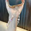 Cadena para Teléfono Móvil con Borlas y Cuentas Lanyard para Teléfono Móvil Llavero Colgante Lindo para Bolso Cadena para Llaves de Coche Pequeño Regalo Venta al por Mayor