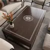 Nuevo Mantel Estilo Chino Impermeable, Resistente al Aceite y al Calor, Sin Lavado, Protector de Mesa de Vidrio Suave de PVC Transparente para Mesa de Comedor y Mesa de Café