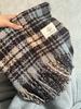 Chal Monocromático de Invierno de Felpa Liso Estilo Perezoso Color Sólido Mohair Grande de Lana Cálida Bufanda Estilo Estudiante Transfronterizo