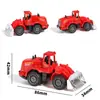 Juguetes de Autos de Aleación para Niños Vehículos de Ingeniería Metálicos Excavadoras Vehículos de Saneamiento Urbano y Tráfico Modelo de Coche Adornos Regalos