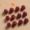 Imitación Oro Púrpura Arena Roja Cinabrio Tres en Uno Doce Signos del Zodíaco Accesorios Manualidades DIY Accesorios Llavero Suministro Directo Mayoreo