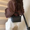 Bolsa de Ombro Feminina Transfronteiriça Estilo Retrô com Textura de Lichia Tendência Versátil para o Dia a Dia Bolsa Transversal para Comutar