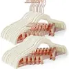 Clip Antideslizante para Pantalones Colgador de Falda Multifuncional con Clip Colgador de Pantalones de Terciopelo Dorado Colgador de Plástico Colgador de Exhibición para Tienda de Ropa Fábrica
