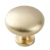 Aleación de Zinc Cobre Antiguo Dorado Cepillado Cajón Gabinete Puerta Mango Floral Grande Amarillo Agujero Único Tirador Redondo Minimalista Moderno