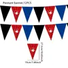Bandeira Triangular Popular de Desenho Animado Transfronteiriço Coleção Série Shanhaijing Decoração de Festa Banner Banner de Decoração de Fundo de Aniversário