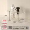 Portavasos de Acrílico Portavasos para Taza de Té Estante de Almacenamiento para Juego de Té Portavasos para Cafetería Portavasos para Vasos de Agua Organizador de Almacenamiento