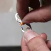 Fivela de gancho mini com trava fivela em 8 anti-roubo fivela S anti-queda metal chaveiro pingente pequeno presente criativo