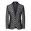 Traje de color para hombre 2024 Primavera y Otoño Nuevo Chaqueta occidental sencilla para hombre Estilo coreano Ajustado Casual Traje pequeño Top para hombre